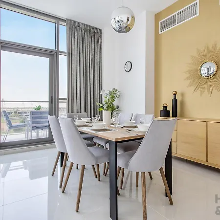Host And Stay - Luxury Apartments In Orchid, Damac Hills With Premium Amenities Dubai Exterior photo